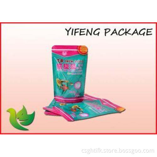 Pet Food Packing Vinyl Bags With Zipper Matt or Glossy Fish